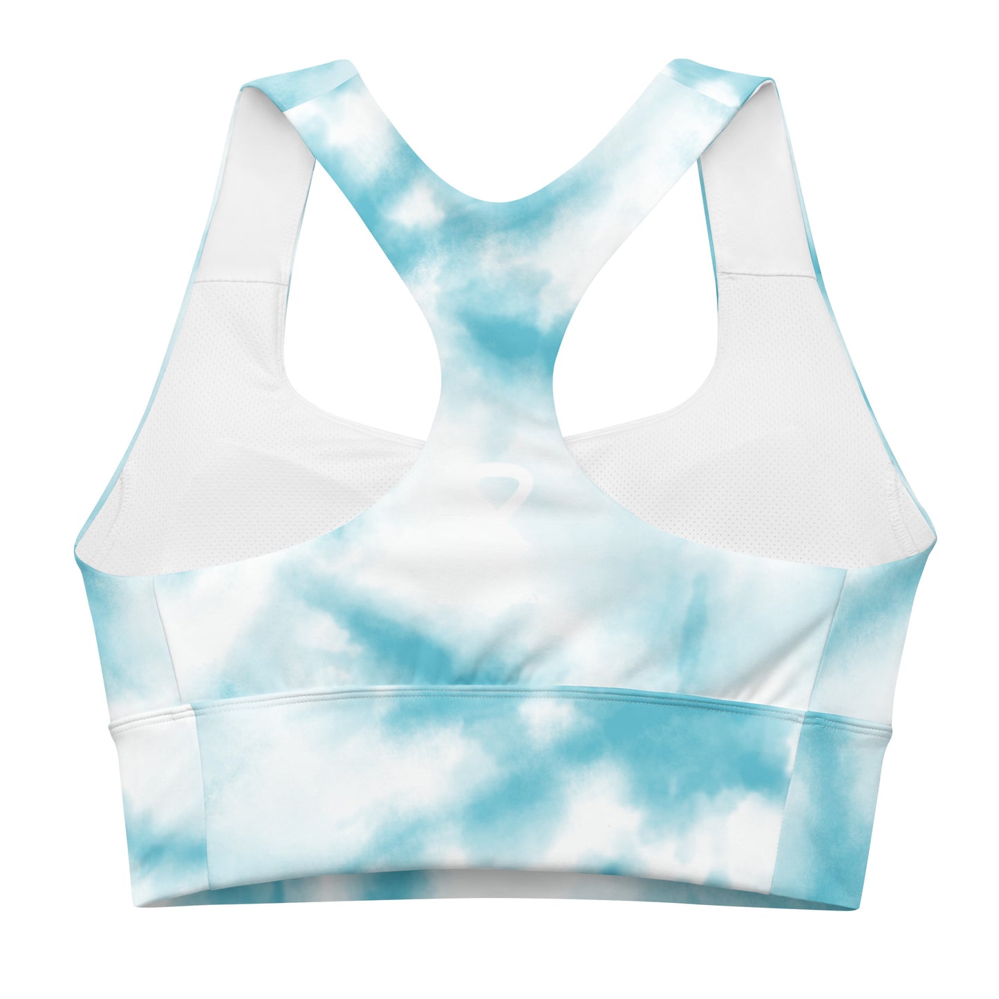 Longline Sports Bra - abstract colors