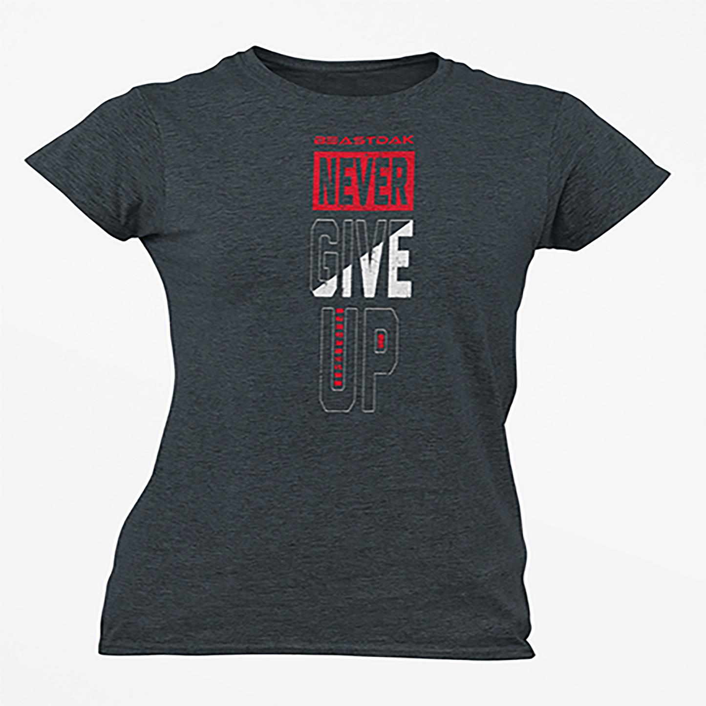 Women's Short Sleeve T-shirt "Never Give Up"