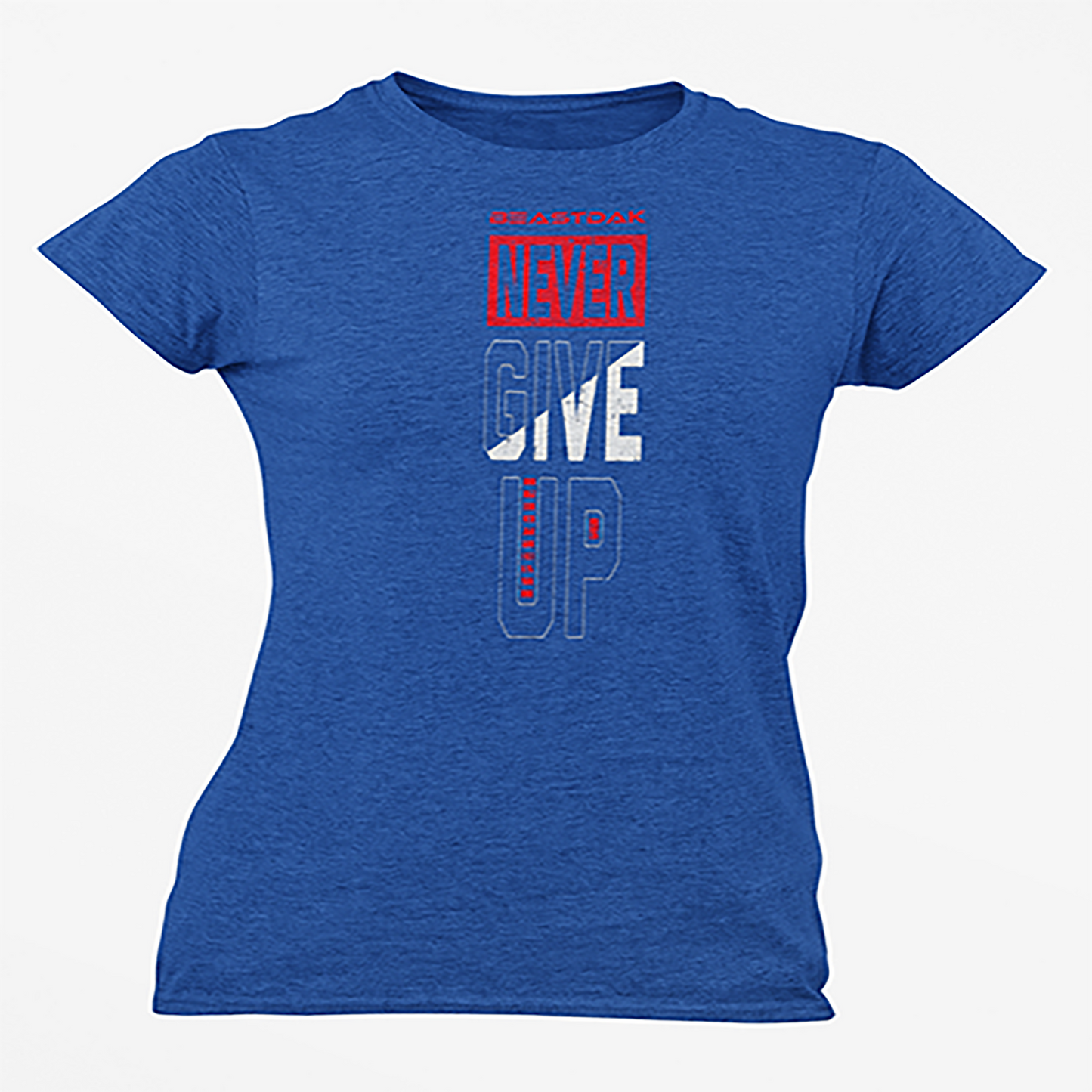 Women's Short Sleeve T-shirt "Never Give Up"