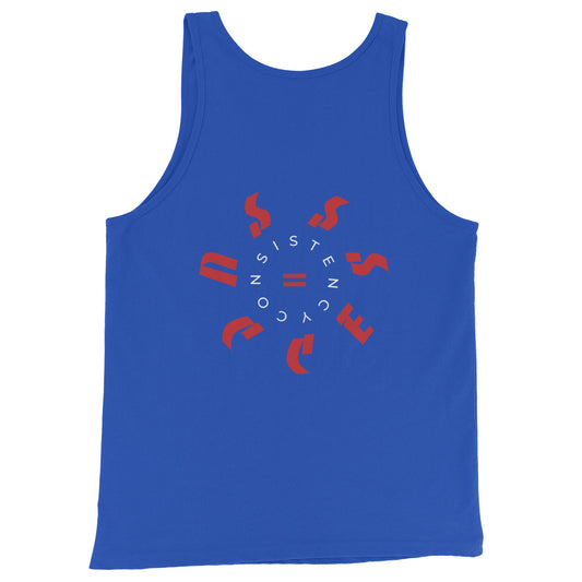 Beastdak Tank Top "Consistency = Success" (red/white print)